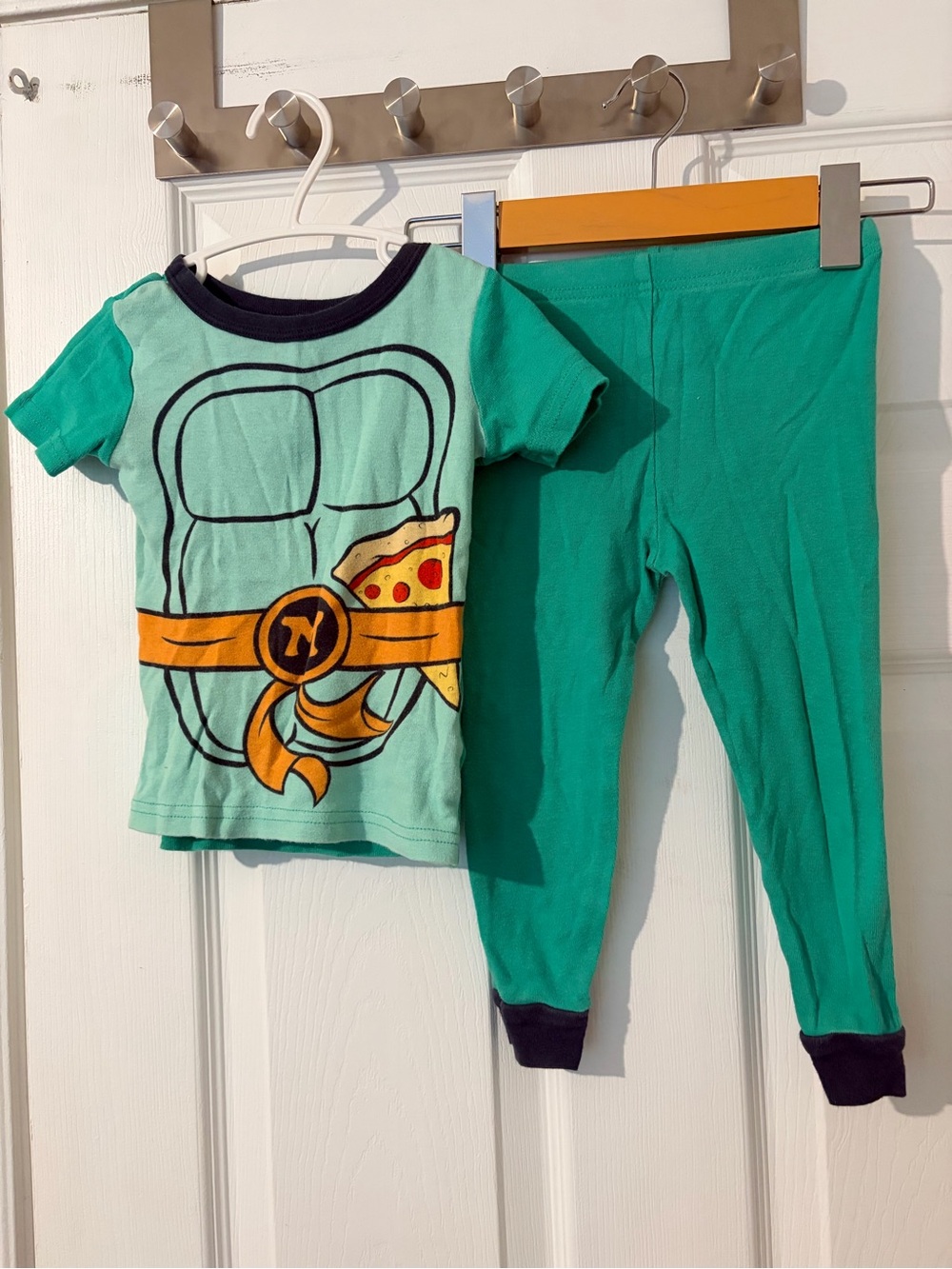 The Children's Place Ninja Turtle Pizza Short Sleeve Pajama Set